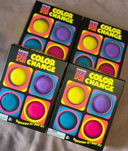 Teenie Nee Doh Color Change Squeeze Balls 4-Pack