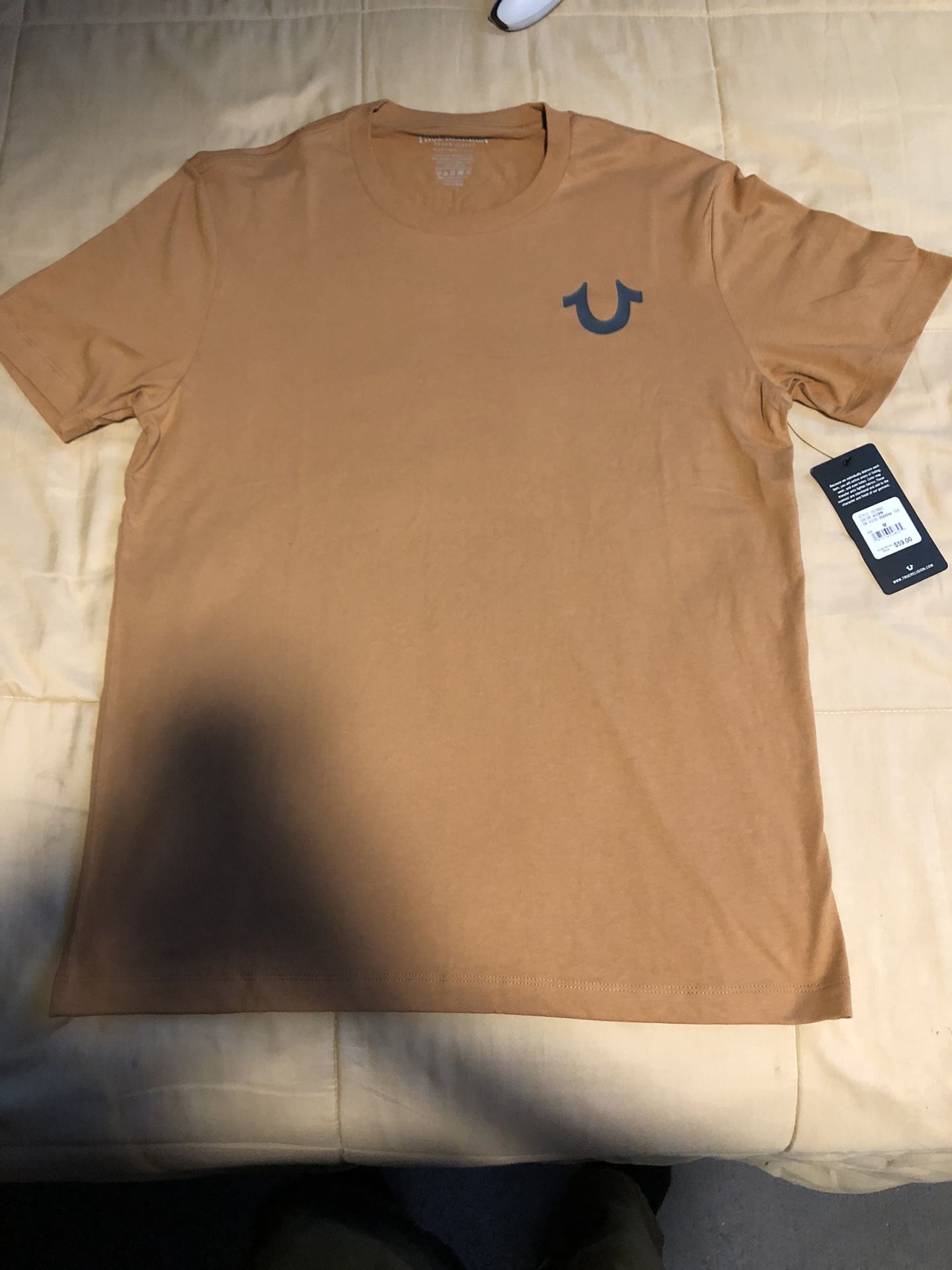 Orange true religion best sale shirt
