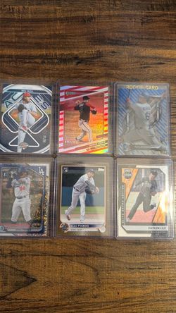 Baseball cards number lot
