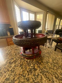 Decorative 2 pieces  Wooden Stand / Table Display
