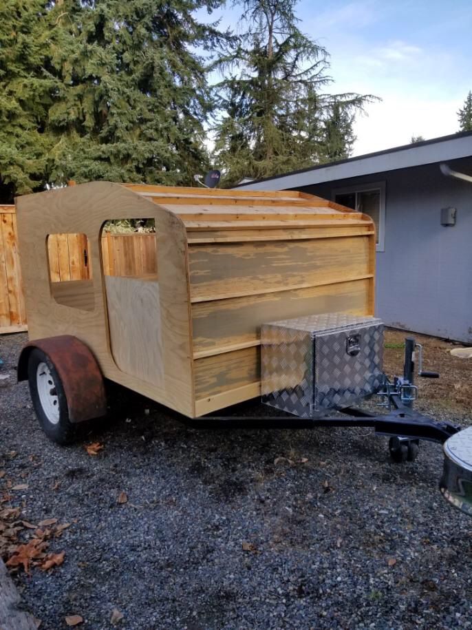 Teardrop trailer camper project