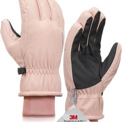 TRENDOUX Winter Gloves for Men Warm: 3M Thinsulate -20℉ Windproof Waterproof Ski Women Glove with Touchscreen Thermal Lining Anti-Slip for Work@H5-691