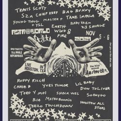 2 GA Astroworld Fest 2021…. 2 Day Pass