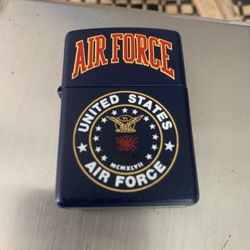 US AIR FORCE ZIPPO LIGHTER WORKING 5 Barrel Bradford Pa J-05