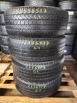 255 65R 17 USED TIRES GOOD YEAR WRANGLER 2556517 USED TIRES (SET) MOUNT BALANCE INCLUDED