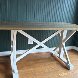 Rectangle Trestle Kitchen Table