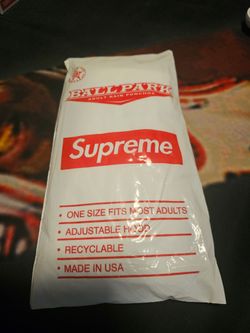 Supreme ballpark poncho $10 each