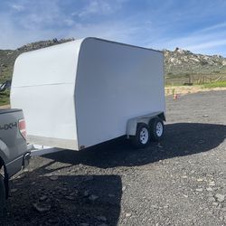 ENCLOSED  TRAILERS ,12’ X 7’, TITLE IN HAND