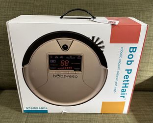 Bob Pethair Robotic Vacuum Cleaner and Mop in Champagne  Model Number: WP460012
