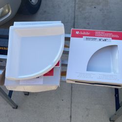 Ceramic Bath Accessories (Corner Shelf)