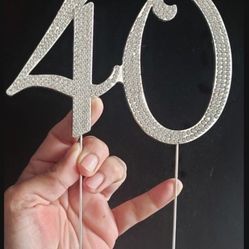 40th Birthday CAKE topper