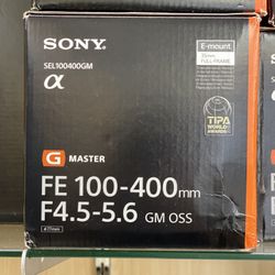 Sony 100-400 Gm 