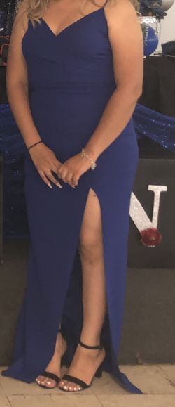 Royal blue beautiful dress
