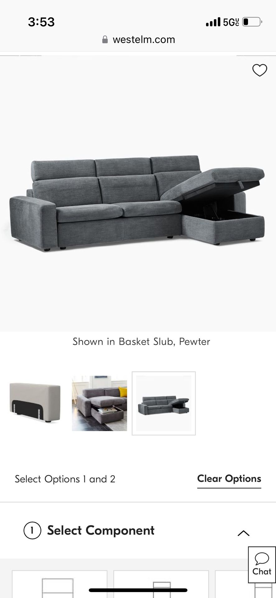 West Elm Sleeper Sofa