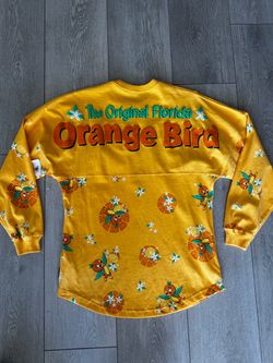 NEW Disney Spirit Jersey Florida Orange Bird Epcot Flower & Garden Festival 2022 Size Small (oversized)