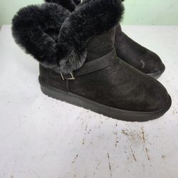 No Boundaries Faux Fur Ankle Boots 