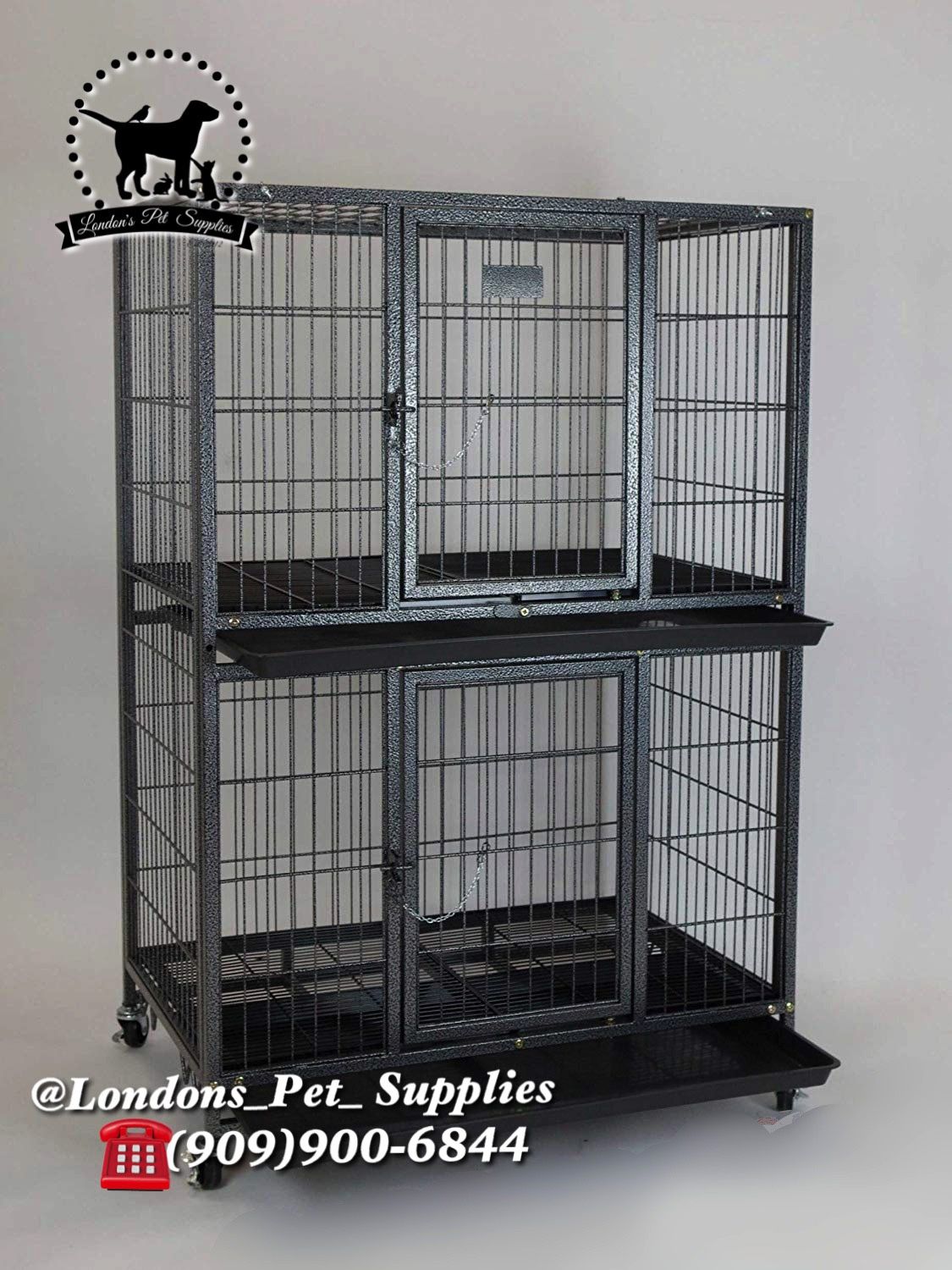 NEW! 31" Two-Tier Heavy-Duty Dog Cage 