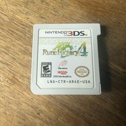 Rune Factory 4 - Nintendo 3DS Tested SELL/TRADE