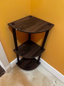 3-Tier Corner Shelf Stand