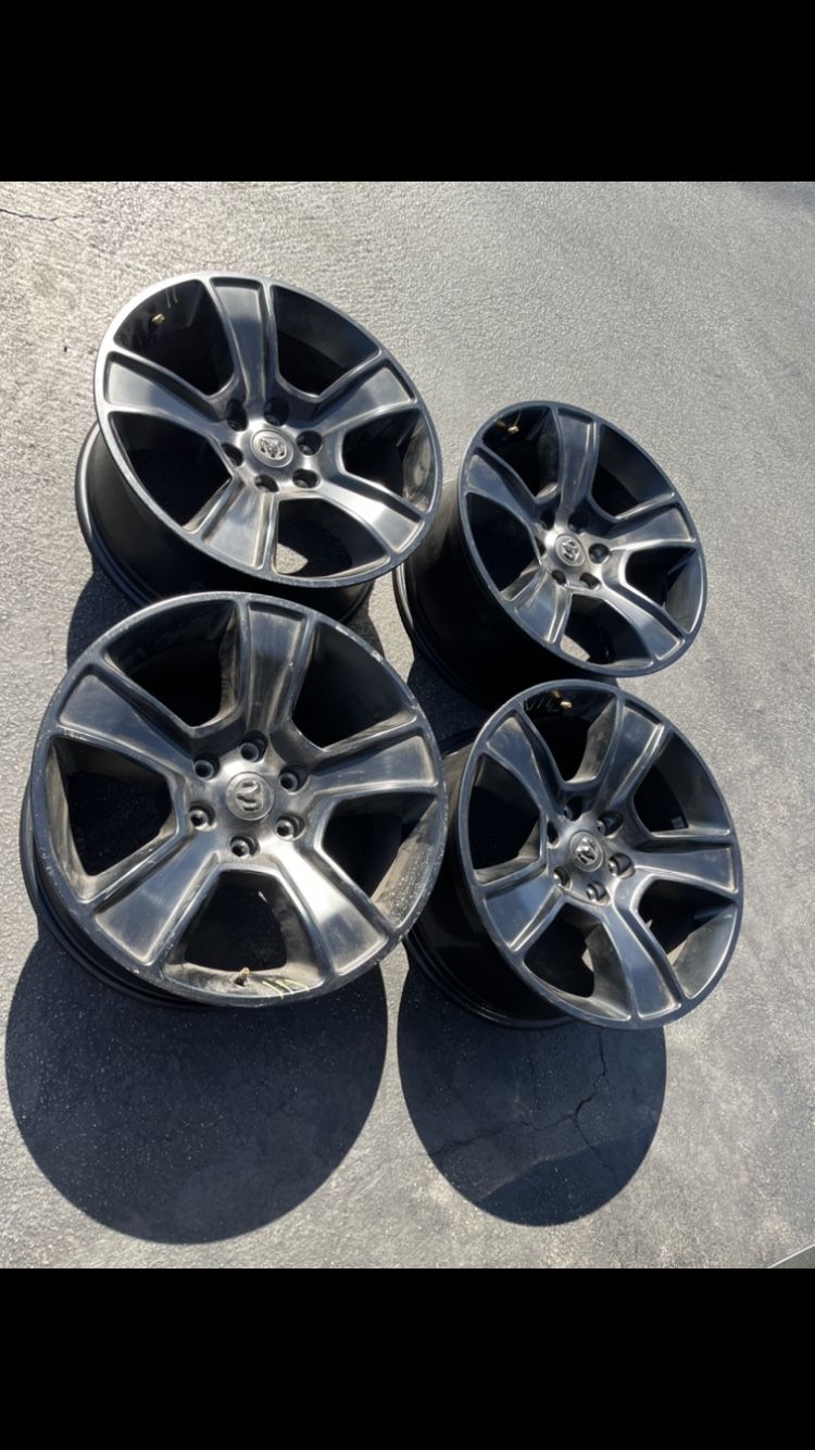 4 X 20x9 6x5.5 6x139.7  Stock Ram 1500 Tundra 4Runner Sequoia Rims Wheels Yukon Tahoe!