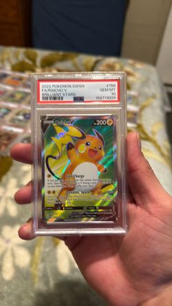 Raichu V Full Art PSA 10 Brilliant Stars