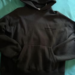 Black Essentials Hoodie 