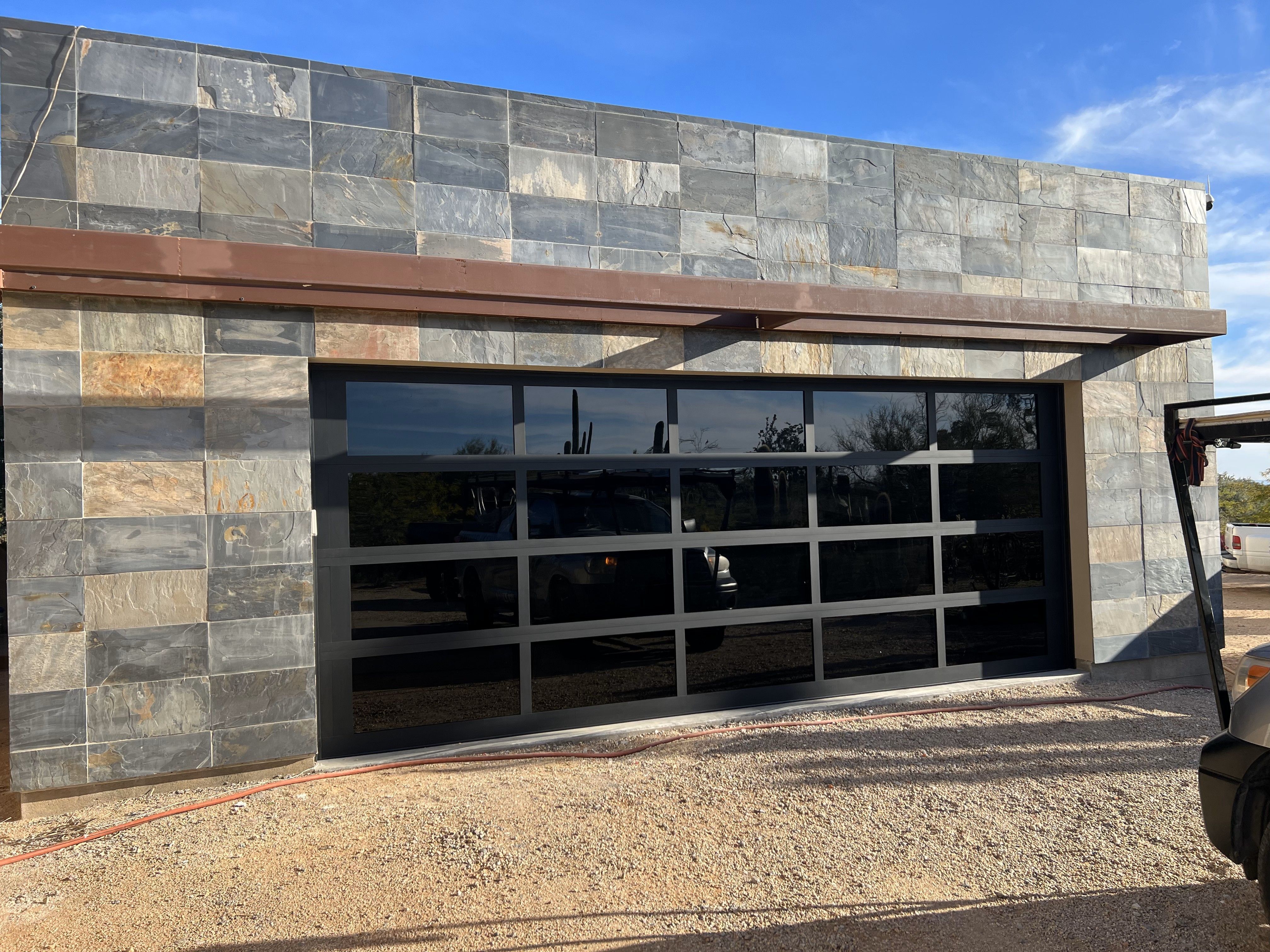 Modern-Glass Garage Doors