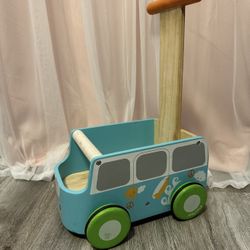 PlanToys Wood Push Walker Or Toy Stroller