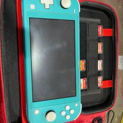 64gb Nintendo Switch Lite 5 Games Controllers Chargers