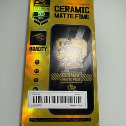MATTE Ceramic Screen Protectors iPhone 13, 13 Pro, iPhone 14 