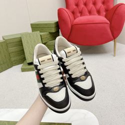 Gucci distressed screener sneaker 