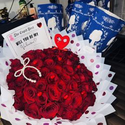 50 Red Roses Will You Be My Valentine?💘 