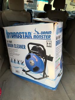 Hydrostar Drain Monster 50 Ft Drain Cleaner