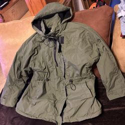 ASOS Men’s Raincoat with hood, size 12