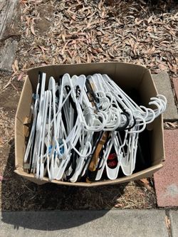 100+ Hangers, Wood & Plastic