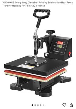 Heat press transfer machine