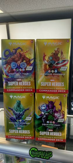 Set of 4 collector commander decks fantastic 4 magic the gathering