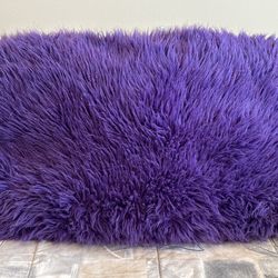 Purple Glitter Pillow