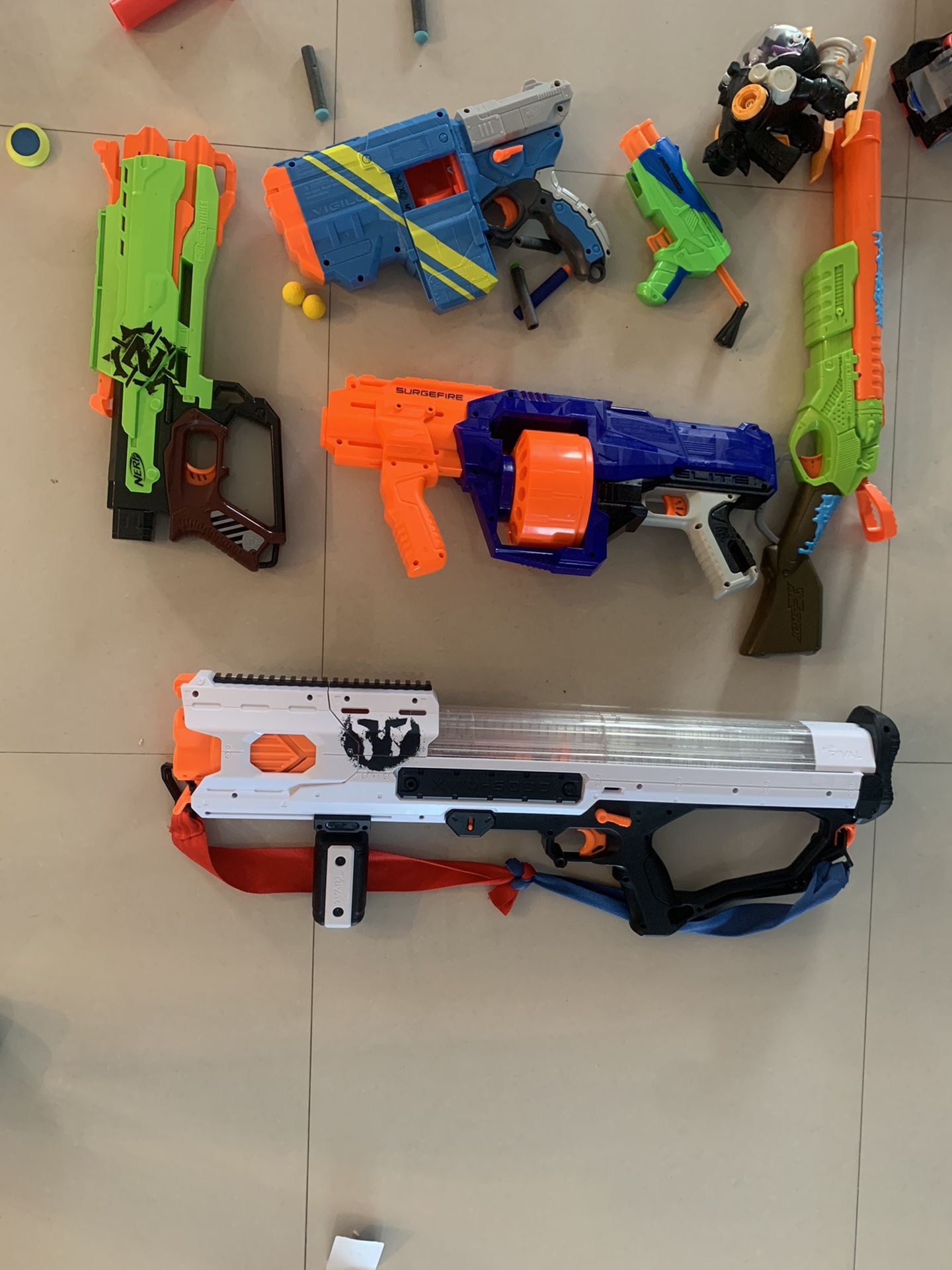Nerf guns... $5-$20