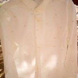 Men'sLarge Banana Republic Planes And Paper Planes Button Down