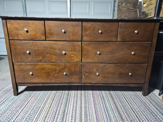 Wood Dresser 8 drawers