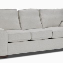 **NEW, BARELY USED, Modern Off-white Couch **