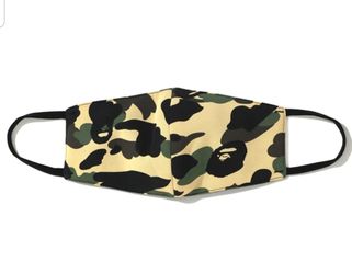 BAPE 1st Camo mask yellow