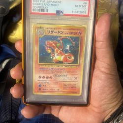 Japanese Promo Charizard Psa 10(holo Bleed)