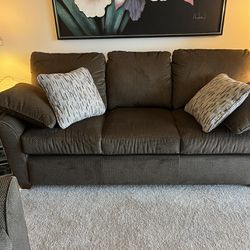 Sofa And Chair With Pillows