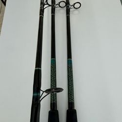 Spinning rods x3