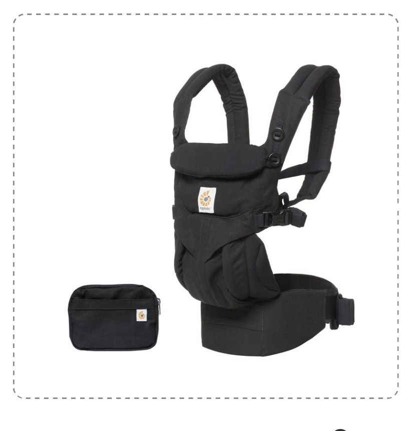 Ergobaby Omni 360 All Carry Positions Baby Carrier Newborn to Toddler with Lumbar Support