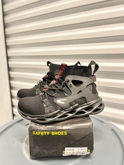 Black Safety Shoes with Box