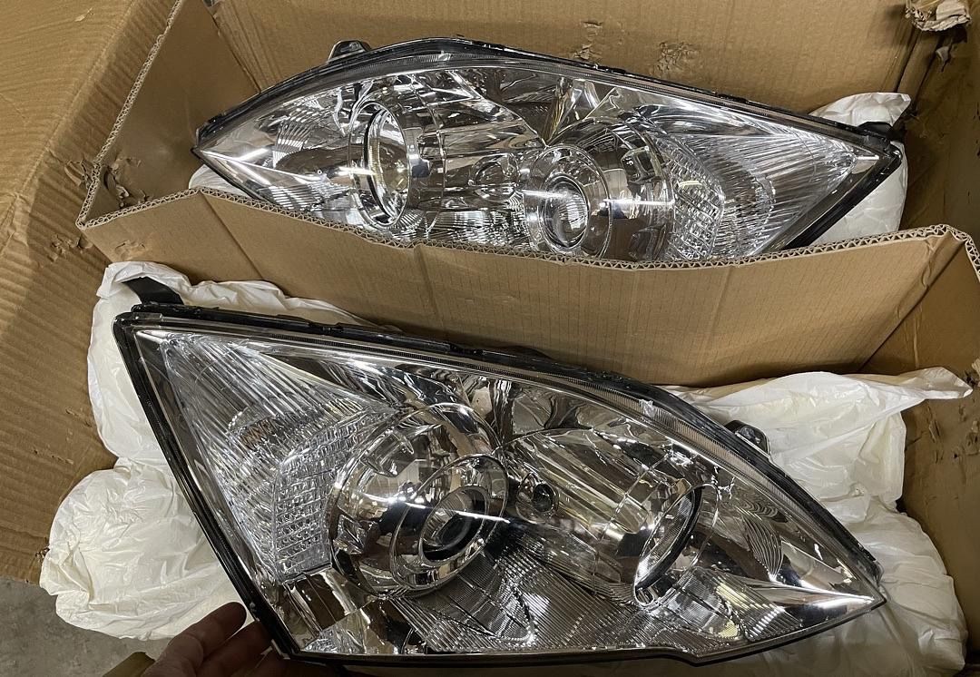 2007 to 2012 Honda CRV Chrome Clear Headlights Luces Micas Calaveras Luz Light
