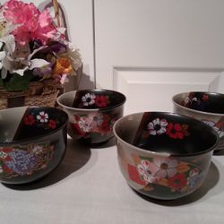 Set of 3 Japanese Donburi Rice Bowls